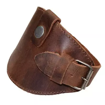 Motorcycle Boot Leather Protector/Shifter/Biker Gear/Shoe Guard (Bourbon Brown) • $30.68