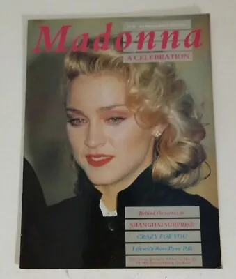 Rare Vintage Madonna A Celebration 1986 Music Shanghai Suprise Magazine Book  • $12.43
