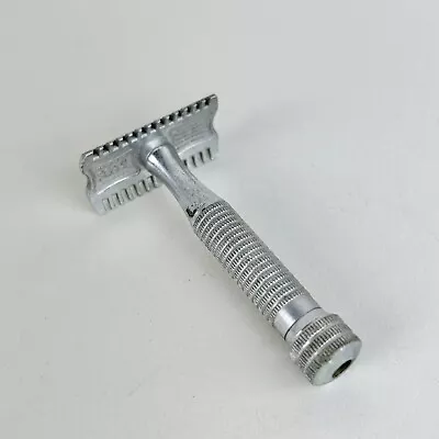 Vintage 1930’s SEGAL Double Edge Safety Razor Made In USA Metal Smooth 3.5” Long • $18.05