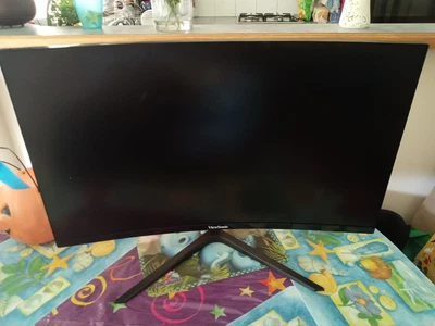$70 • Buy ViewSonic VX2719-PC-MHD 27 Inch IPS LED Monitor ** Works But Screen Damaged 