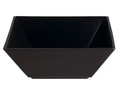 Large Salad Pasta Bowl Black Stoneware 22x22x9cm • £5.85