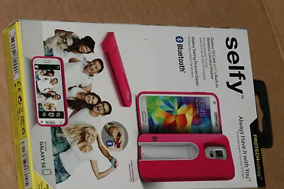 ILuv Selfy Case W/ Wireless Camera Shutter For Samsung Galaxy S5 - Pink • $10