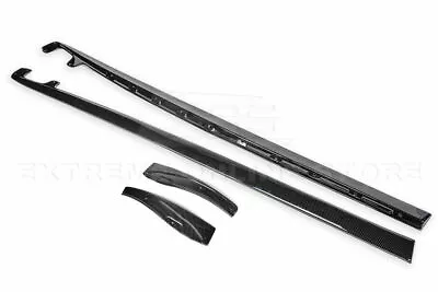 Eos Zr1 Style Hydro Carbon Fiber Rocker Panel Side Skirts For Corvette C6 05-13 • $249.99