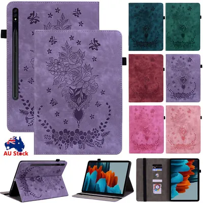 $22.89 • Buy For Samsung Galaxy Tab S7 FE S7+ S8+ Tablet Leather Wallet Stand Case Flip Cover