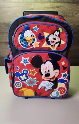 Disney Mickey Mouse 12  Toddler Rolling School Backpack Book Bag  • $26.99