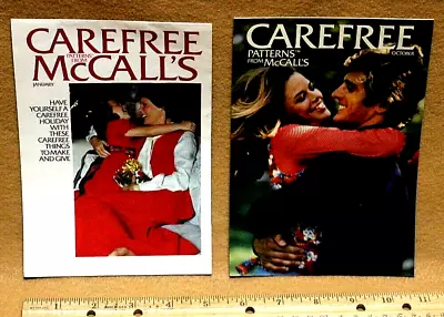 Vintage Carefree Patterns From McCall's Catalogs - October And January • $8.50