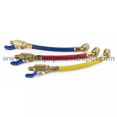 Yellow Jacket 25980 Three Pack Of 9  FlexFlow Adapters 1/4  Diameter • $106.57