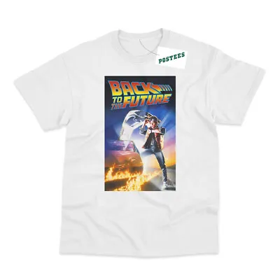 Retro Movie Poster Inspired By Back To The Future Printed T-Shirt • £10.95