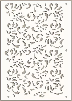 Lace Floral Pattern Stencil Painting Large Wall Furniture Reusable Crafts LA22 • £5.99