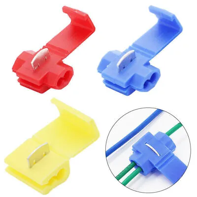 Scotch Lock Quick Splice Wire Connectors Electrical Cable Joint Crimp Terminals • £2.99