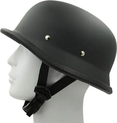 German Novelty Flat Black Helmet With Q-Release • $29.20