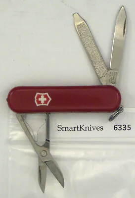 Victorinox Swisslite Swiss Army Knife. Used Excellent Condition Red LED #6335 • $10.98