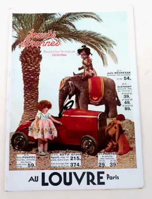 Complete Catalogue At The Louvre Paris Etrennes Toys 1931 Excellent Condition • $48.69