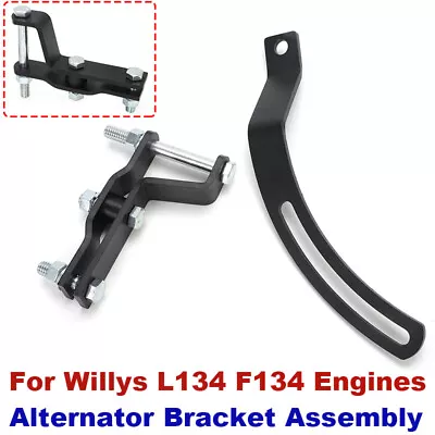 Alternator Bracket Assembly Set For Willys CJ2A L134 F134. CJ3B CJ3A MB Engines • $96.99