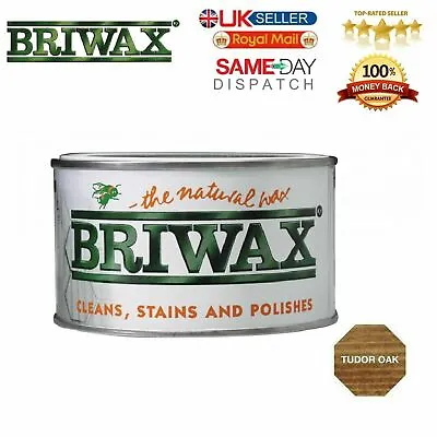 Briwax Original Natural Wax Polish Wood Furniture Cleans Stains All Colours 400g • £19.65