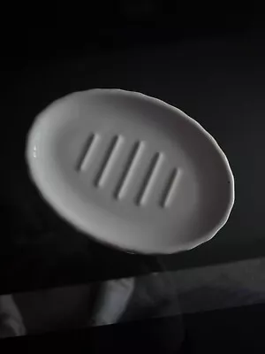 White Ceramic Soap Dish • £1.50