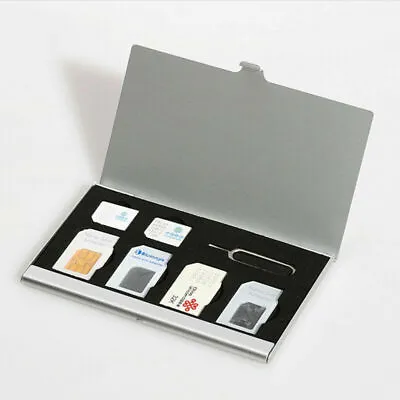 Sim Case Sim Card Organizer Sim Card Storage Tool Set • $8.45