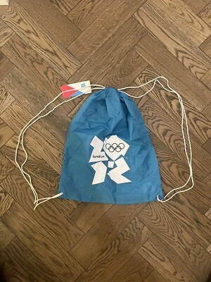 £4.99 • Buy Brand New Light Blue Knapsack Bag Olympics 2012 London Official