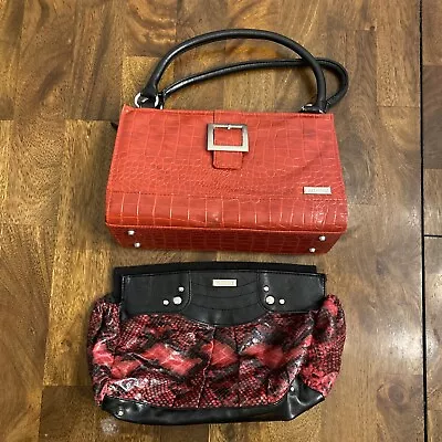 Lot Of 2 Miche Bag Leila Classic Purse Handbag Changeable Cover Red • $32