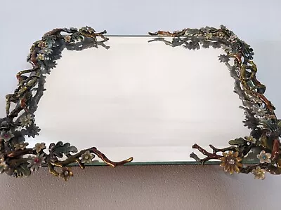 Tizo Designs Vanity Mirror Swarovski Crystals Enamel Nature RS198MR57 Jungle  • $68