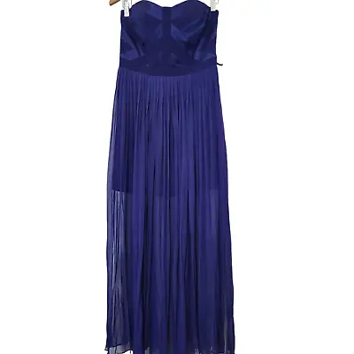 Forever New Formal Dress Long Optional  Strapless Navy Blue Size M/L NWOT • $41.61