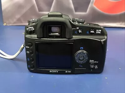 Sony Alpha A100 10.2MP Digital SLR Camera W/18-70mm Lens 1:3.5-5.6 • $75