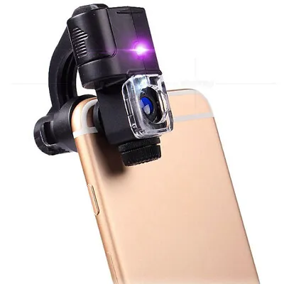 Universal Portable 90X LED Magnifier UV Loupe Pocket Microscope For Smart Phone • $6.45