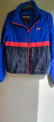 Hollister Boys Waterproof Jacket Size Youth L Excellent Condition • £12.50