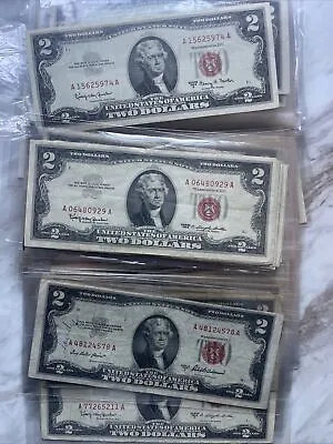 $2 Dollar Bill Red Seal Note - Bulk Discount Available • $9.99