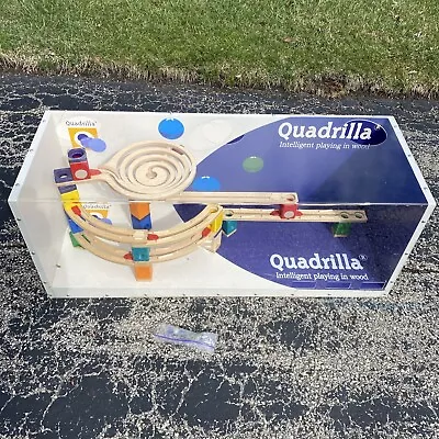 Hape Quadrilla Wooden Marble Run Construction Kit Rare Store Display Assembled • $5