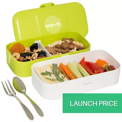 Bento Lunch Box For Adults - Leakproof Bento Snack Box Microwave - 4 Compartment • $6.99