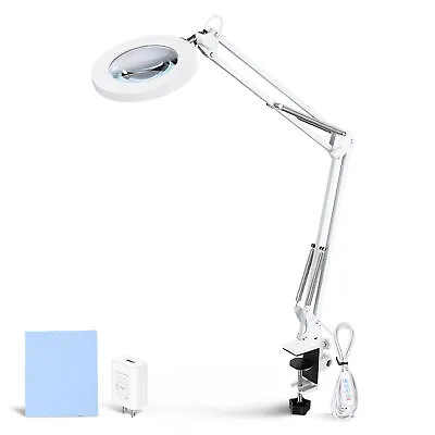 5X LED Magnifying Lamp Desk Light Clamp Adjustable Arm For Sewing Washing Cloth • $39.90