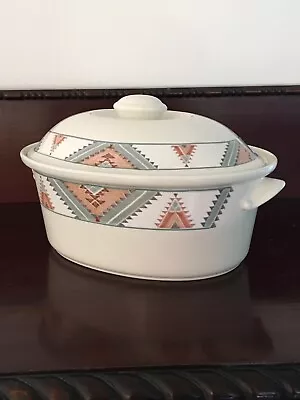 Mikasa Intaglio Santa Fe Southwest 9 1/2” Oval Covered Casserole • $20