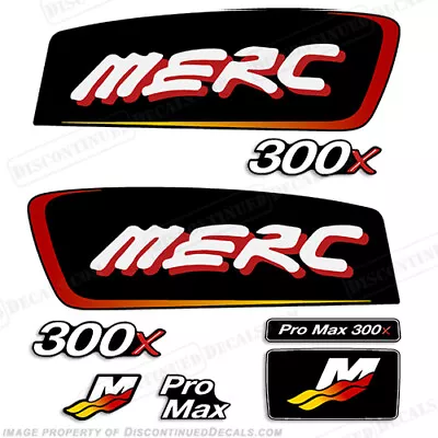 Fits Mercury 300x ProMax Alien Cowl Decals - MERC • $109.95