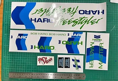 1985 HARO MASTER Bmx Sticker Decals On Clear • $61.90