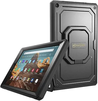 Case For Amazon Fire HD 10 (7th Gen 2017/9th Gen 2019) Rotating Grip Carry Cover • $20.99