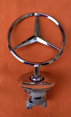 Mercedes Benz Logo Hood Star Emblem Badge Chrome/Silver Front Bonnet Ornament • $19.99