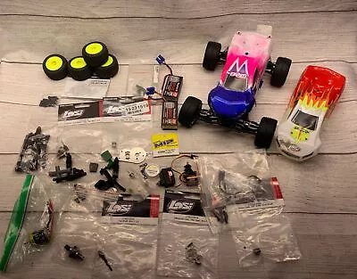 Team Losi 1/18 Scale Mini-T 2.0 2WD Stadium Truck - Lots Of Extras And Hop Ups • $87
