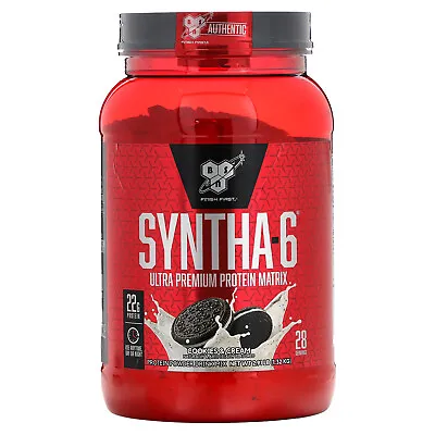 Syntha-6 Ultra Premium Protein Matrix Cookies & Cream 2.91 Lb (1.32 Kg) • $46.43