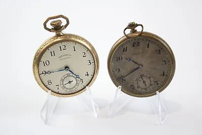 £1.24 • Buy Men's Rolled Gold Vintage POCKET WATCHES Hand-wind Non-Working X 2