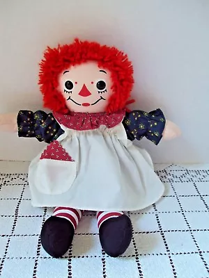 Raggedy Ann Doll With I Love You Imprint On Chest 11  Tall Hasbro 1996 Good Cond • $11.09