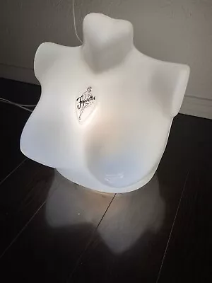 Vtg Figurettes Woman Bust Blow Mold Light Illuminated Advertising Mannequin Top • $149.99