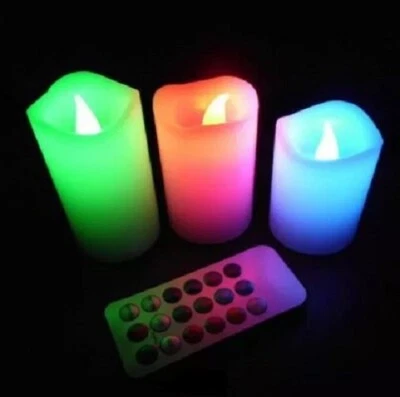 £9.85 • Buy Color Changing LED Candles: 12 LED Colors For Every Occasion