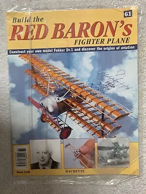 Hachette Build The Red Baron Fighter Plane Fokker Dr1 Collection Pick Issue • £4.99