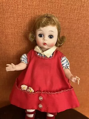 Wonderful Vintage 1950s Madame Alexander Alexander-Kin Doll 8  W/ Tagged Dress • $40.93