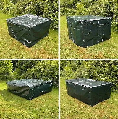 £18.99 • Buy Rattan Cube Set Garden Furniture Waterproof Covers Corner Sofa L Shaped Patio  
