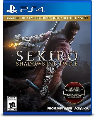 Sekiro: Shadows Die Twice Game Of The Year Edition (PlayStation 4 2020) • $39.99