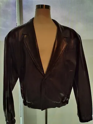 VTG Michael Hoban Dress Jacket Leather Jacket North Beach • $300