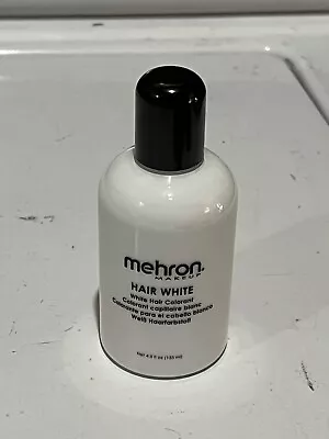 Mehron Liquid Face Body Hair Paint Color Stage Make Up 4.5oz White  • $9.99