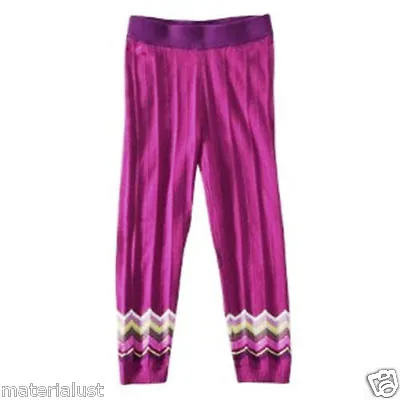 NWOT Missoni For Target Girls Purple Passione Sweater Leggings Pants 4T - 5T XL  • $20